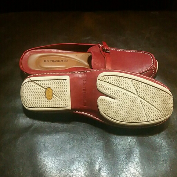 H.S TRASK.CO SLIP-ON SHOES SZ.8M - Picture 3 of 3